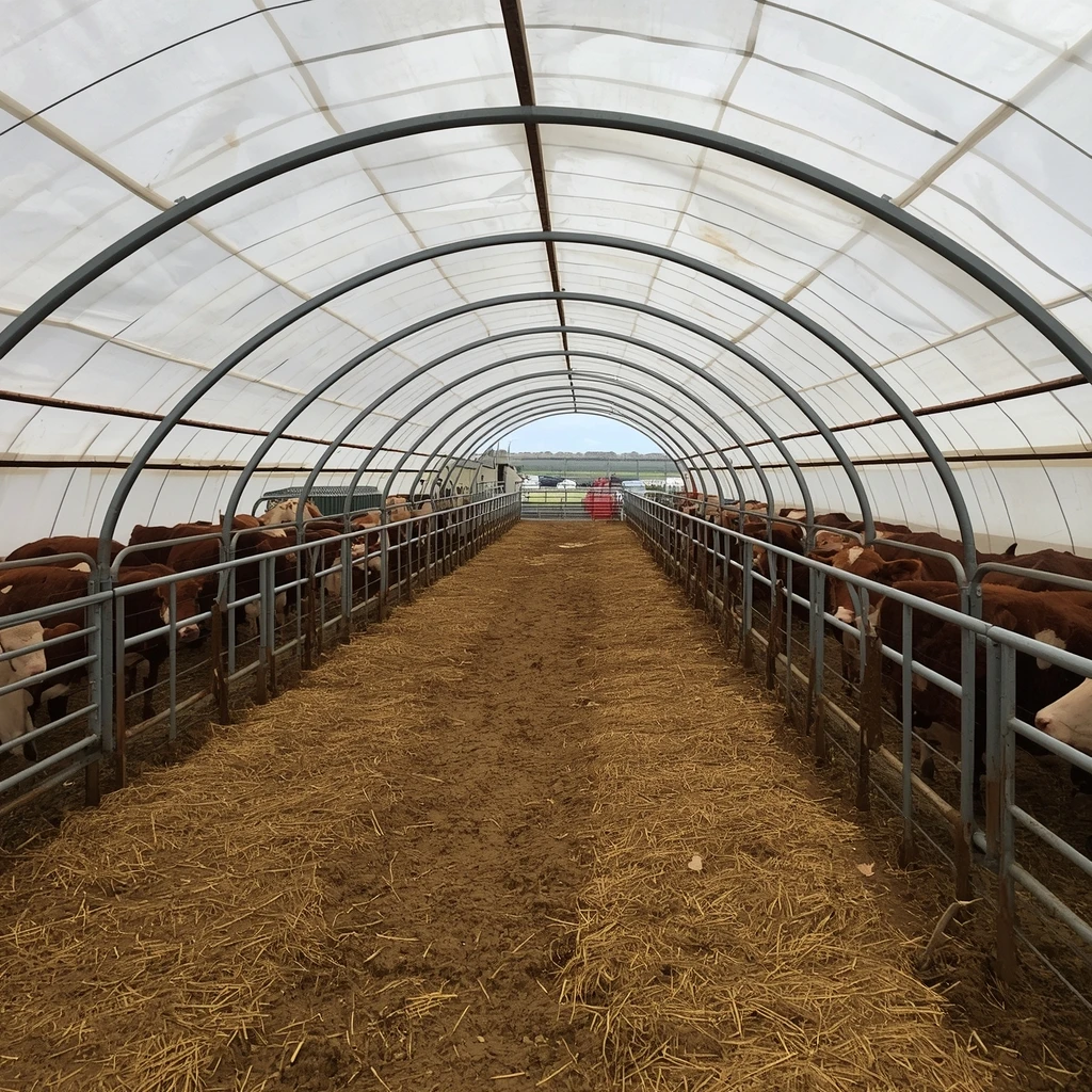 How Freedom Buildings Sets Up Flexible Calving Shelters
